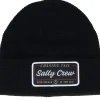 Fashion Salty Crew Coastal Beanie Faded Black Cuff -