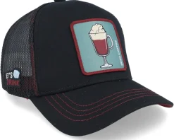 Trucker-Capslab Cocktails Irish Coffee Black/Burgundy Trucker -