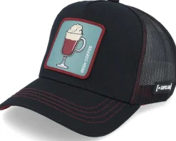 Trucker-Capslab Cocktails Irish Coffee Black/Burgundy Trucker -