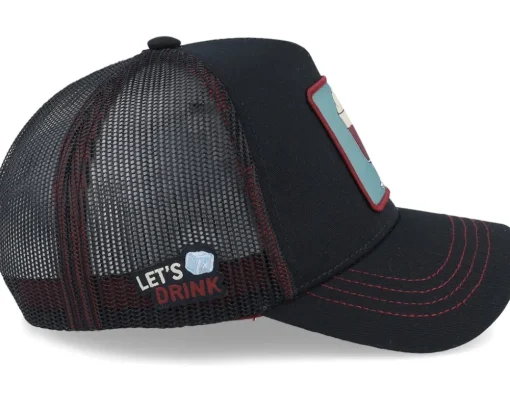 Trucker-Capslab Cocktails Irish Coffee Black/Burgundy Trucker -