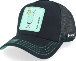 Trucker-Capslab Cocktails Lagoon Black/Turqouise A-frame Trucker -