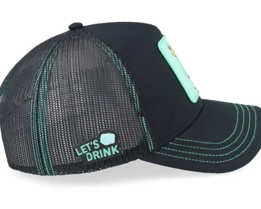 Trucker-Capslab Cocktails Lagoon Black/Turqouise A-frame Trucker -
