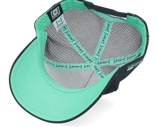 Trucker-Capslab Cocktails Lagoon Black/Turqouise A-frame Trucker -