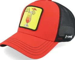 Trucker-Capslab Cocktails Sex On The Beach Black/Red Trucker -