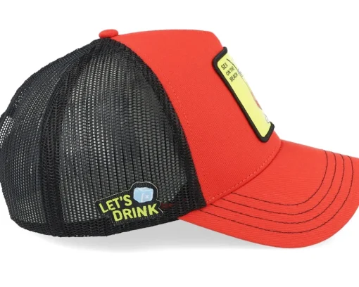 Trucker-Capslab Cocktails Sex On The Beach Black/Red Trucker -