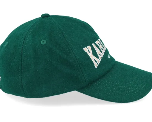 Dad Cap-Karl Kani College Signature Wool Blend Cap Dusty Green Dad Cap -