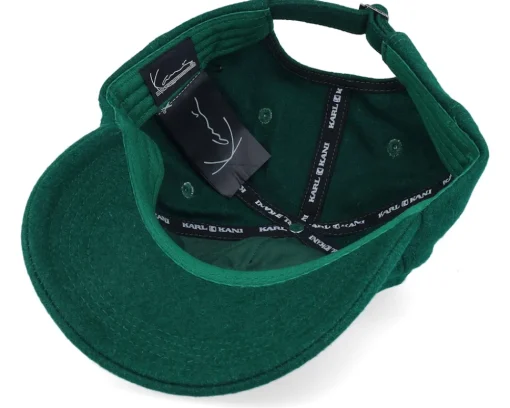 Dad Cap-Karl Kani College Signature Wool Blend Cap Dusty Green Dad Cap -