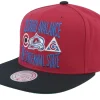 Snapback-Mitchell & Ness Colorado Avalanche City Love Maroon/Black Snapback -