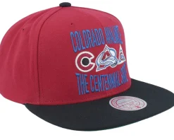 Snapback-Mitchell & Ness Colorado Avalanche City Love Maroon/Black Snapback -