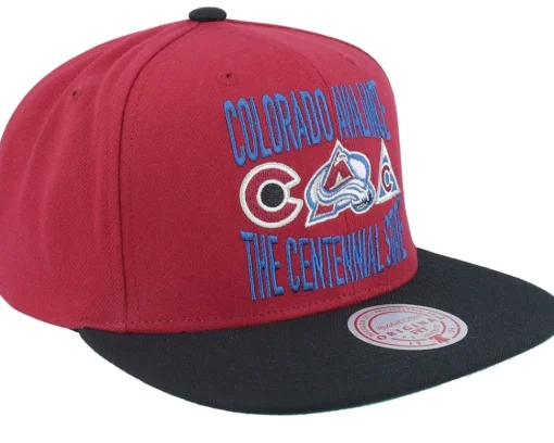Snapback-Mitchell & Ness Colorado Avalanche City Love Maroon/Black Snapback -