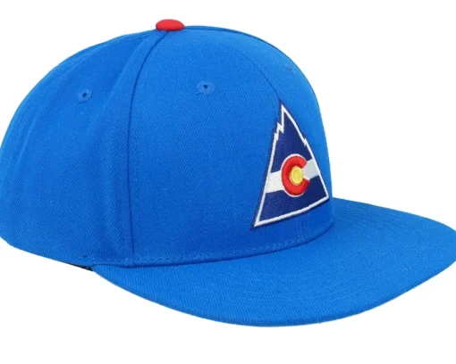 Snapback-American Needle Colorado Rockies NHL Archive 400 Blue Snapback -