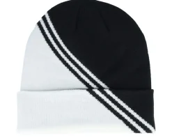 New Bauer Colorblock Toque Black/White Cuff -