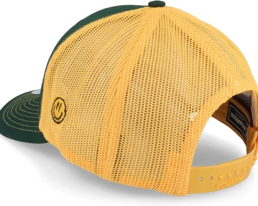 Trucker-Lucid Smile Colorful Lizard Dark Green/Gold Trucker -