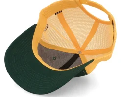 Trucker-Lucid Smile Colorful Lizard Dark Green/Gold Trucker -