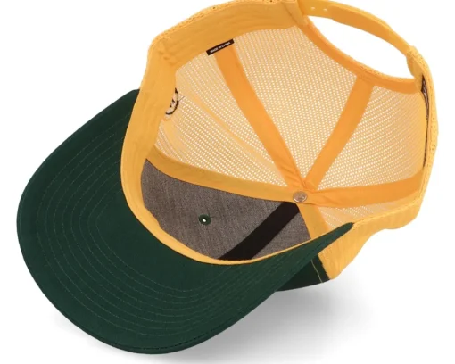 Trucker-Lucid Smile Colorful Lizard Dark Green/Gold Trucker -