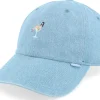 Dad Cap-Djinns Coloured Girl Washed Denim Dad Cap -