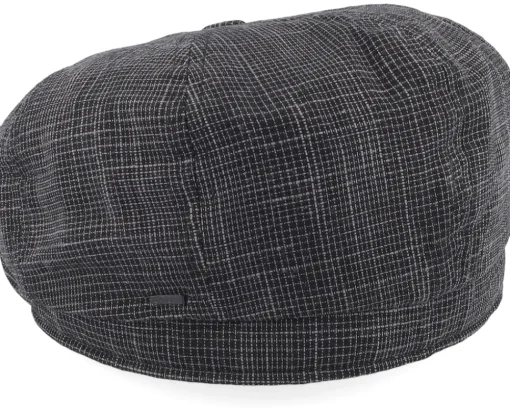 Flat Caps-Mayser Conall Black Flat Cap -