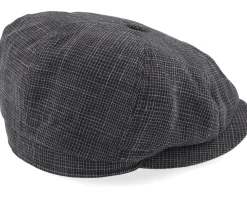 Flat Caps-Mayser Conall Black Flat Cap -