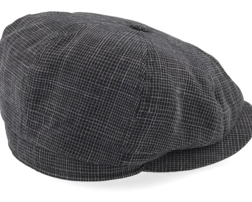 Flat Caps-Mayser Conall Black Flat Cap -