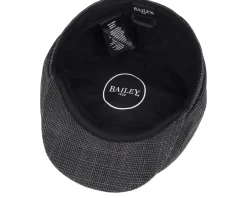 Flat Caps-Mayser Conall Black Flat Cap -