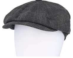 Flat Caps-Mayser Conall Black Flat Cap -