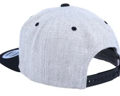 Best Iconic Cool Llama Lines Heather Grey/Black Snapback -
