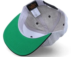 Best Iconic Cool Llama Lines Heather Grey/Black Snapback -