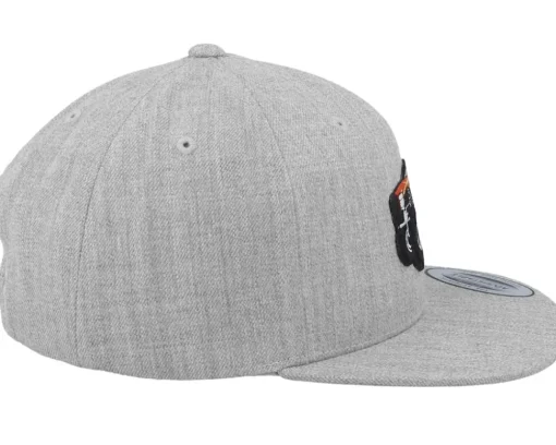 Kids-Kiddo Cap Cool Monster Truck Heather Grey Snapback -