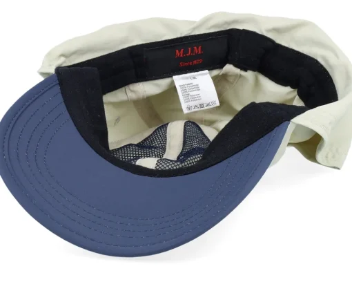 Earflap-MJM Hats Cool Taslan Beige Ear Flap -