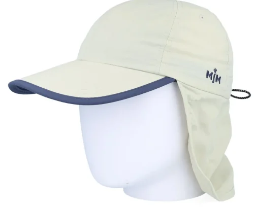 Earflap-MJM Hats Cool Taslan Beige Ear Flap -