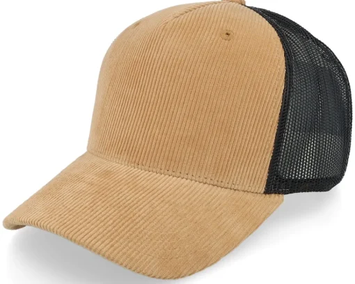 Trucker | Blanks-Equip Cord Ivory/Dark Forest A-frame Trucker - White