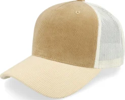 Trucker | Blanks-Equip Cord Ivory/Dark Forest A-frame Trucker - White