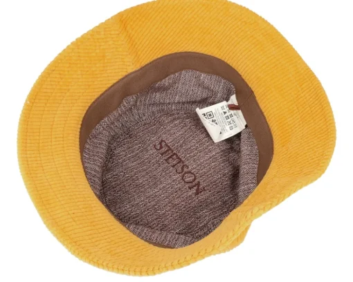 Clearance Stetson Corderoy Manchester Yellow Bucket -