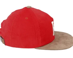 Snapback-HUF Corduroy Classic H 5 Panel Red Strapback -