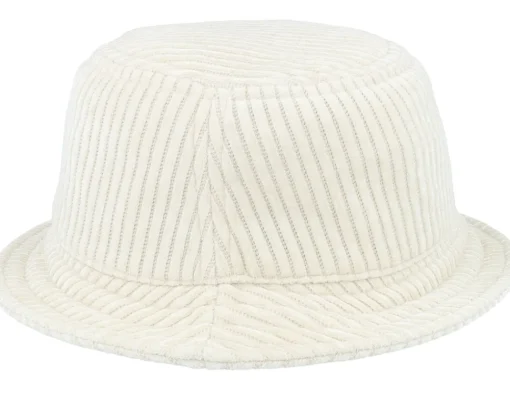 Buckets-Stetson Corduroy Jersey Wool White Bucket -