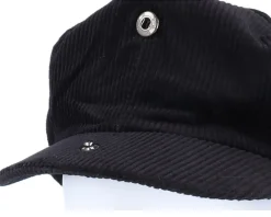 Flat Caps-Jaxon & James Corduroy Newsboy Cap Black Flat Cap -