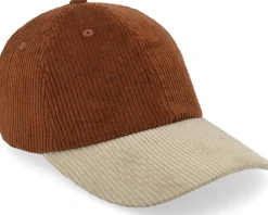 Blanks-Equip Corduroy Off /Khaki Dad Cap - Brown