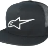 Trucker-Alpinestars Corp Black Trucker Snapback -