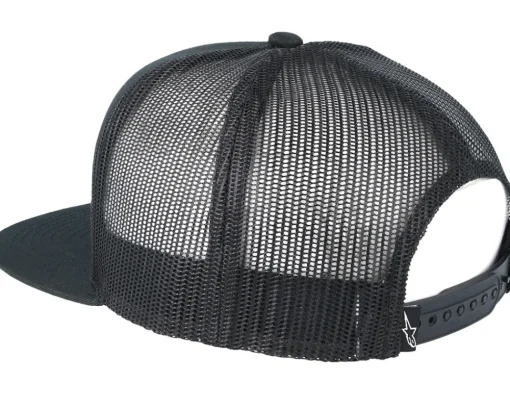 Trucker-Alpinestars Corp Black Trucker Snapback -