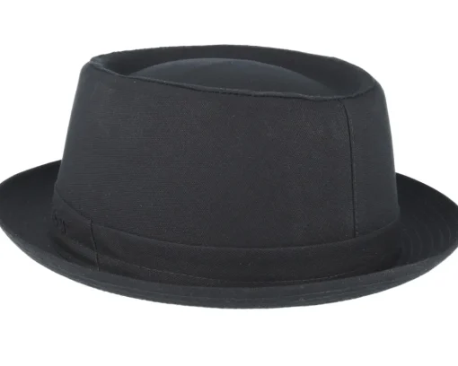 Outlet Stetson Cotton Black Pork Pie -