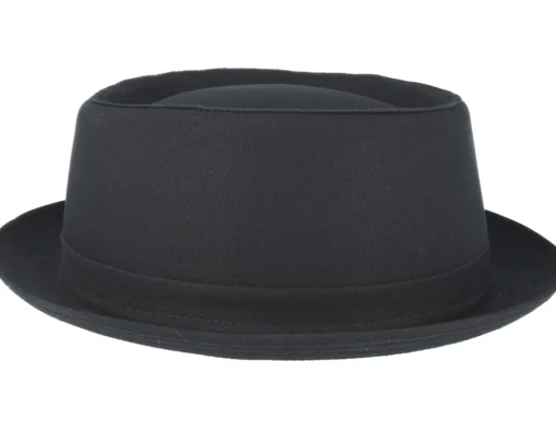 Outlet Stetson Cotton Black Pork Pie -