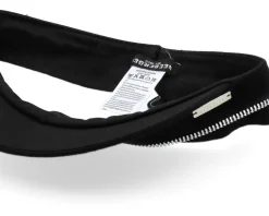 Visor-Seeberger Cotton Fabirc Balloon Cap With Zipper Black Visor Vega Cap -
