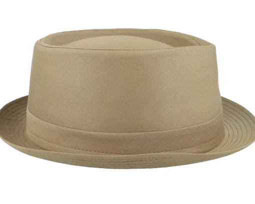 Outlet Stetson Cotton Khaki Pork Pie -
