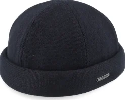 Docker-Stetson Cotton Knit Black Docker -