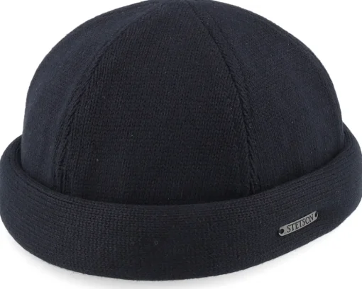 Docker-Stetson Cotton Knit Black Docker -