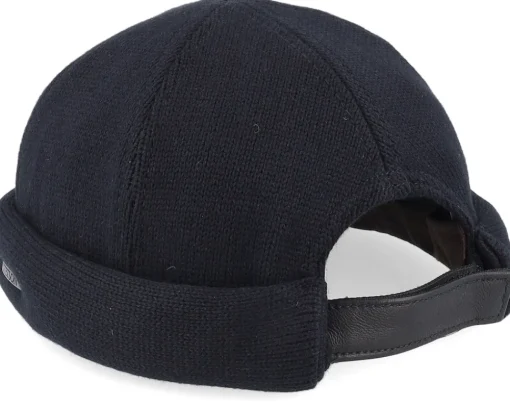 Docker-Stetson Cotton Knit Black Docker -