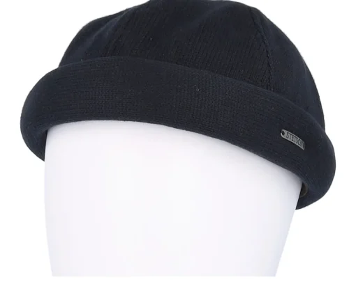 Docker-Stetson Cotton Knit Black Docker -