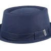 Clearance Stetson Cotton Navy Pork Pie -