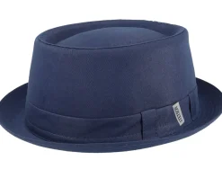 Clearance Stetson Cotton Navy Pork Pie -