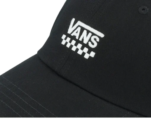 Dad Cap | Skate-Vans Court Side Curved Bill Jockey Dad Cap - Black